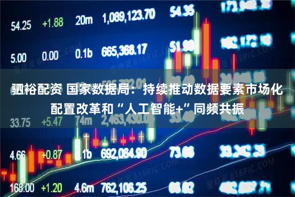 驷裕配资 国家数据局：持续推动数据要素市场化配置改革和“人工智能+”同频共振