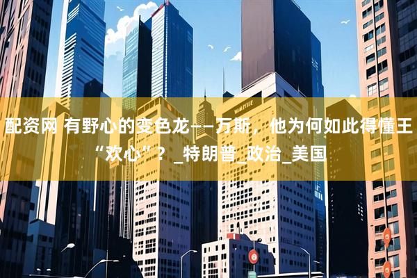 配资网 有野心的变色龙——万斯，他为何如此得懂王“欢心”？_特朗普_政治_美国